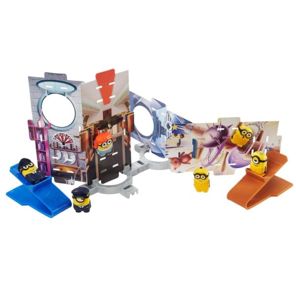 Encontraproduto.com.br - Mini Figura e Acessórios - Splatapult - Brigada De Construção - Minions - Mattel