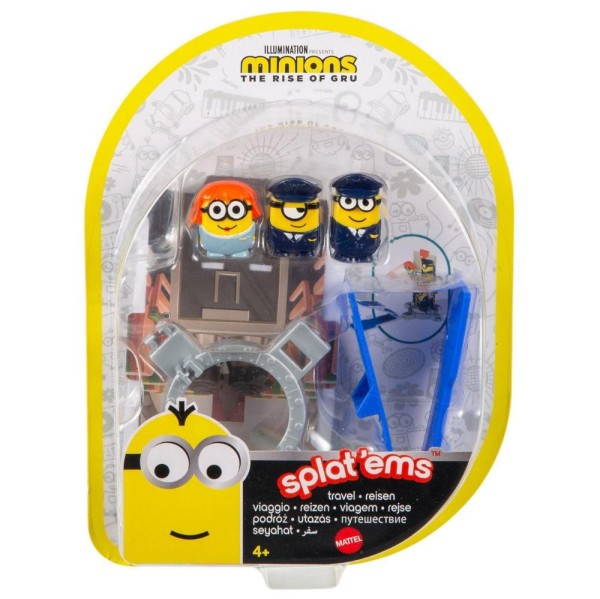 Encontraproduto.com.br - Mini Figura e Acessórios - Splatapult - Brigada De Construção - Minions - Mattel