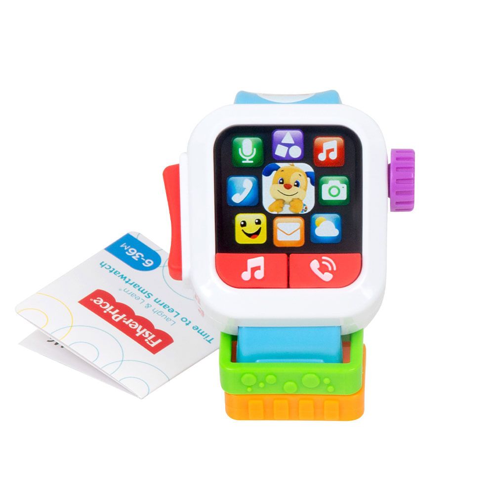 Encontraproduto.com.br - Meu Primeiro Relógio Smartwatch - Fisher-Price - Mattel