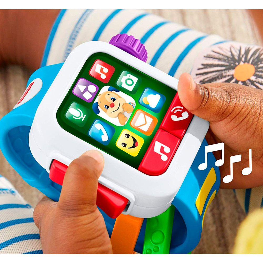Encontraproduto.com.br - Meu Primeiro Relógio Smartwatch - Fisher-Price - Mattel