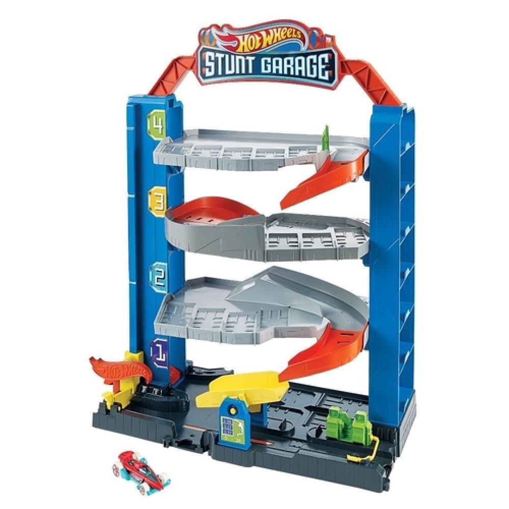 Hot Wheels - City Stunt Garagem - Mattel
