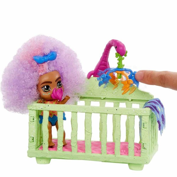 Encontraproduto.com.br - Conjuto De Boneca Articulada e Mini Boneca - Cave Club - Fernessa e Furrah - Mattel