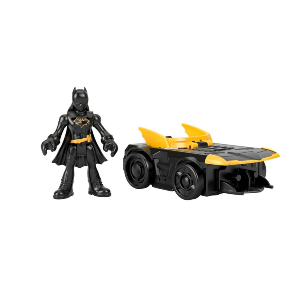 Encontraproduto.com.br - Imaginext DC Super Friends - Boneco com Veiculo Slammers - Mattel