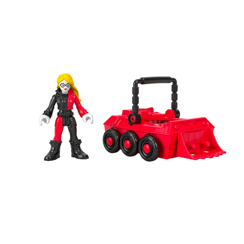 Encontraproduto.com.br - Imaginext DC Super Friends - Boneco com Veiculo Slammers - Mattel