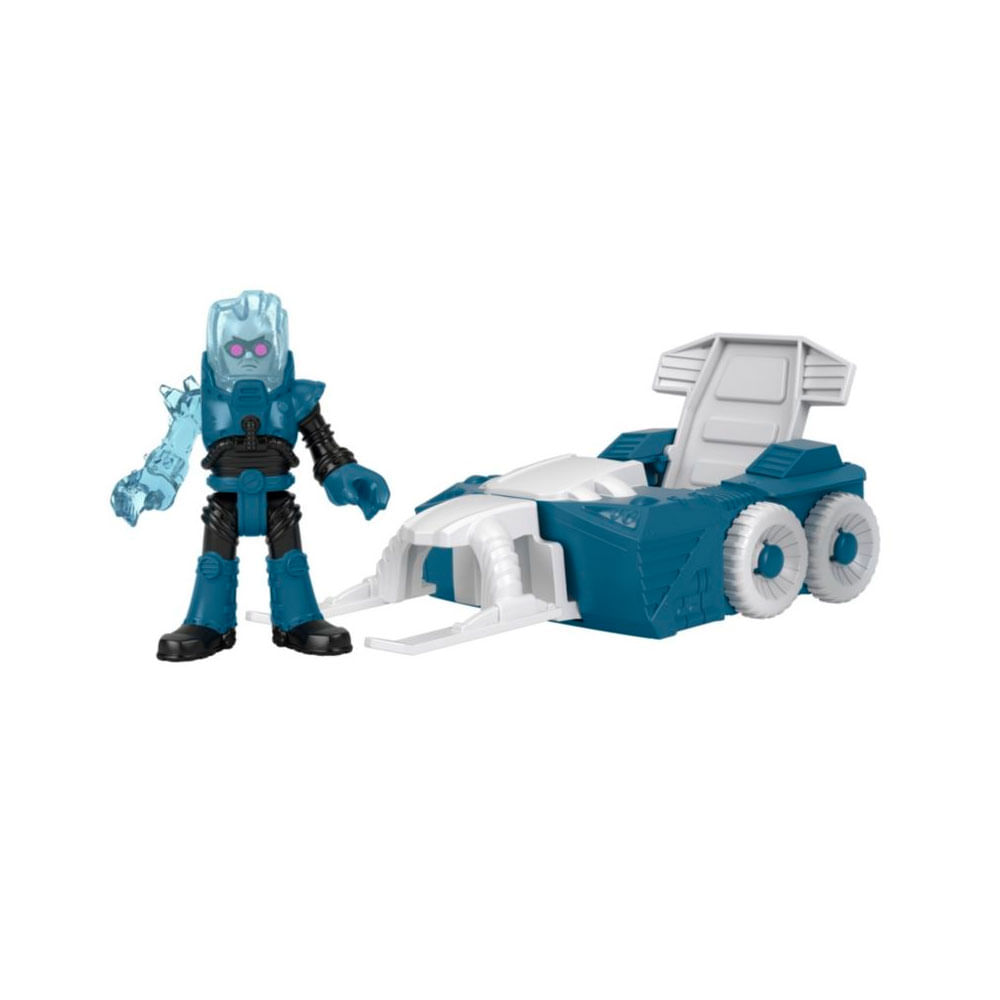 Encontraproduto.com.br - Imaginext DC Super Friends - Boneco com Veiculo Slammers - Mattel