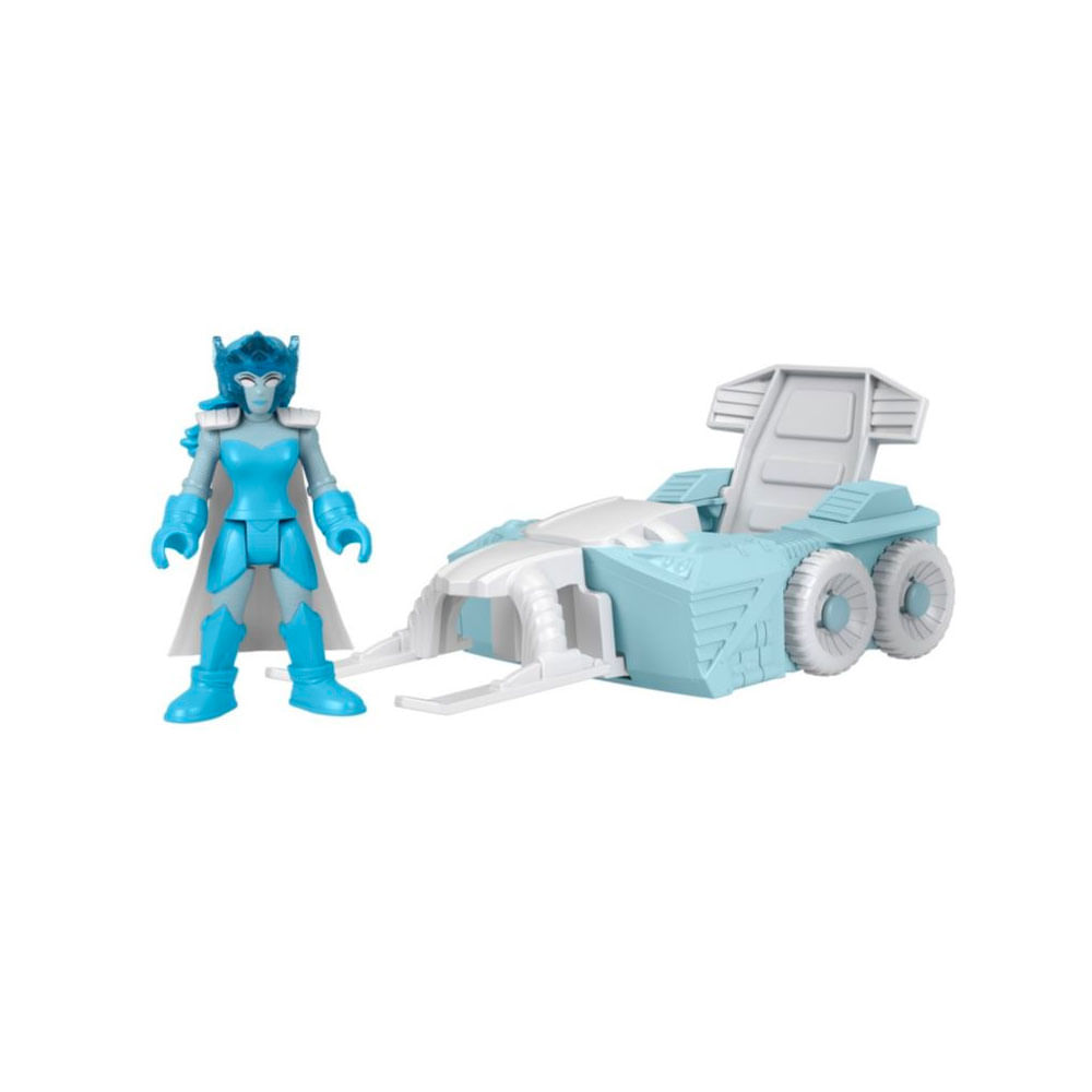 Encontraproduto.com.br - Imaginext DC Super Friends - Boneco com Veiculo Slammers - Mattel