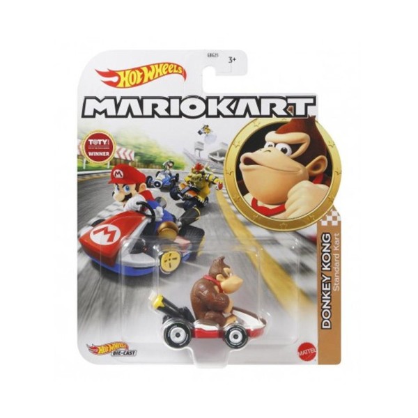 Encontraproduto.com.br - Hot Wheels Mario Kart Donkey Kong Grn24 Mattel