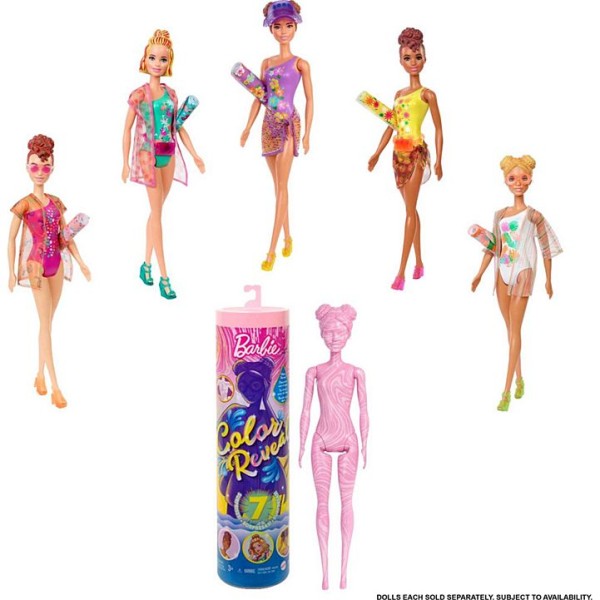 Encontraproduto.com.br - Boneca Barbie Color Reveal Areia e Sol - GWC57 - Mattel