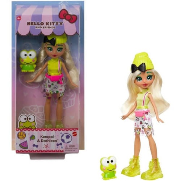Encontraproduto.com.br - Boneca Hello Kitty 25 cm Figura Badtz Maru e Jazzlyn Mattel