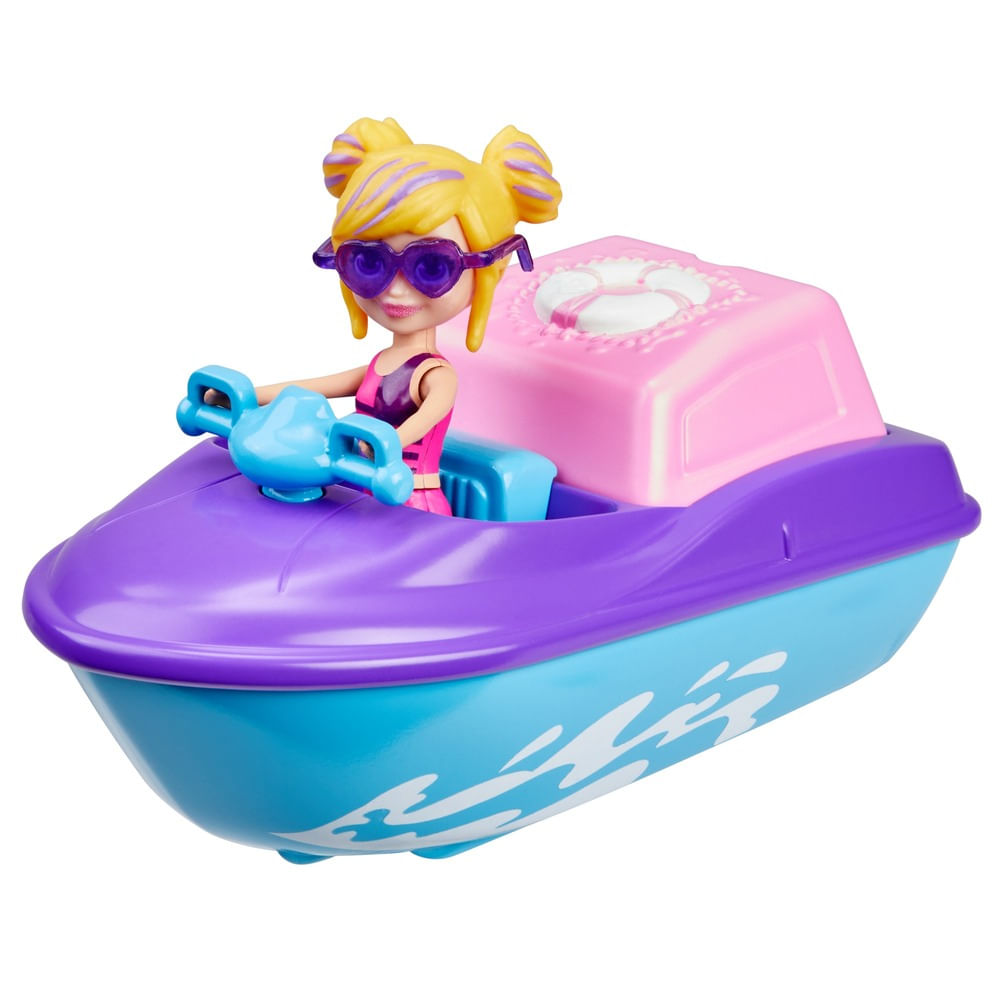 Encontraproduto.com.br - Polly Pocket - Aventura Aquática com Lancha - Mattel