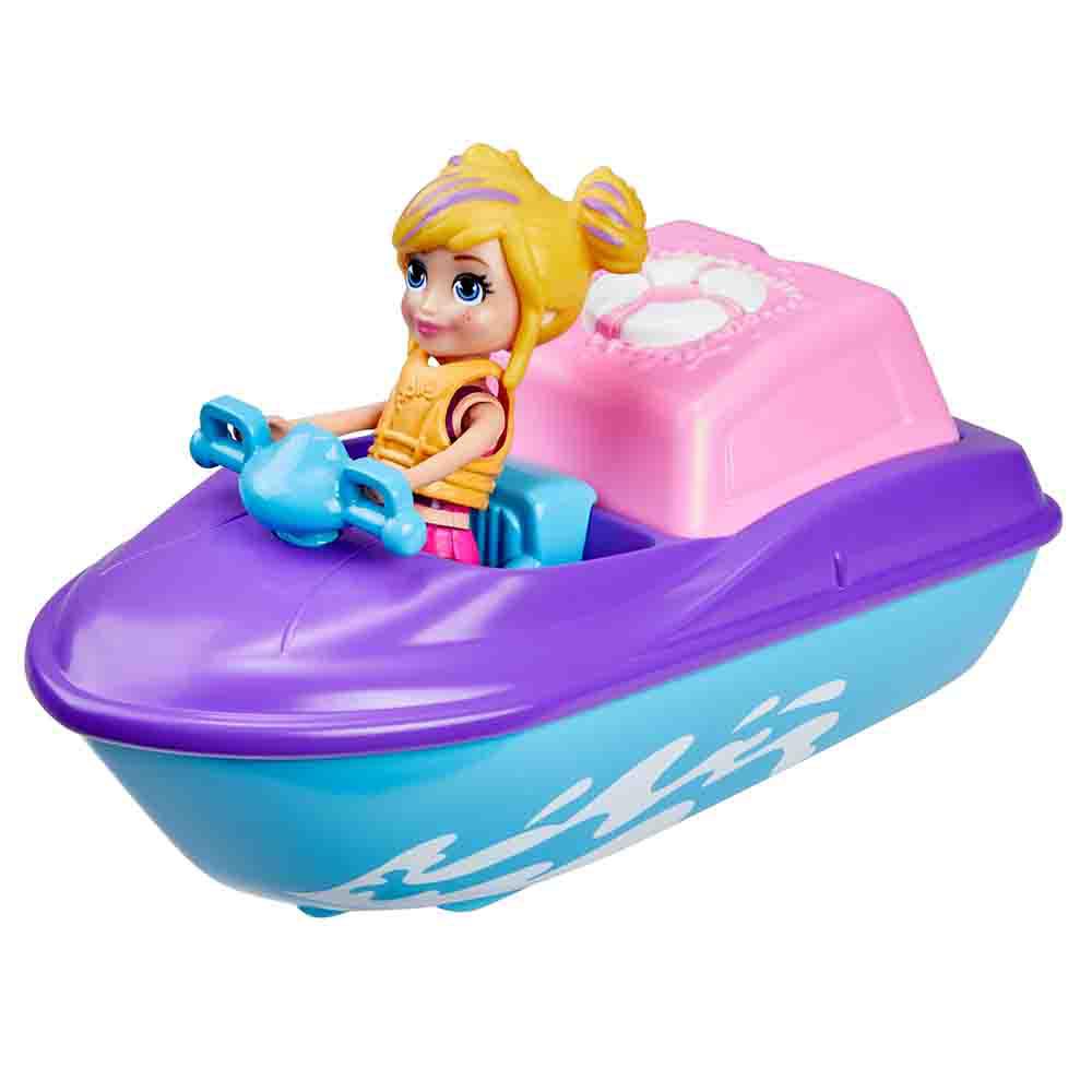Encontraproduto.com.br - Polly Pocket - Aventura Aquática com Lancha - Mattel
