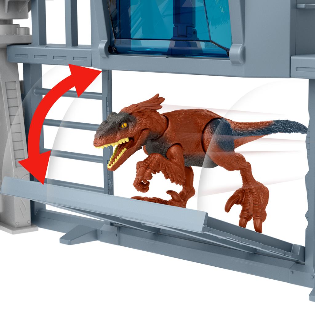 Encontraproduto.com.br - Jurassic World Dominion Outpost Chaos Playset 1.25m Mattel