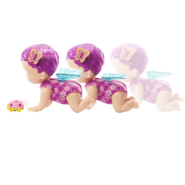 Encontraproduto.com.br - BONECA MGB BORBOLETA ENGATINHA E RI