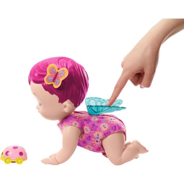 Encontraproduto.com.br - BONECA MGB BORBOLETA ENGATINHA E RI