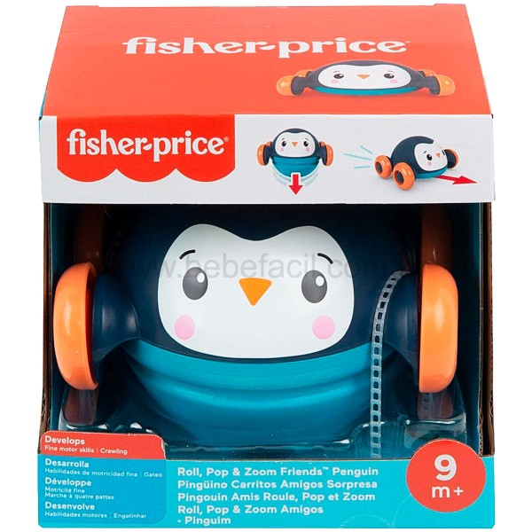Encontraproduto.com.br - Brinquedo Roll Pop e Zoom Amigos Raposa Fisher-Price Mattel