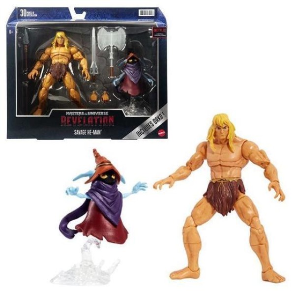 Encontraproduto.com.br - Figura de Ação Master Of The Universe He-Man e Orko - Mattel