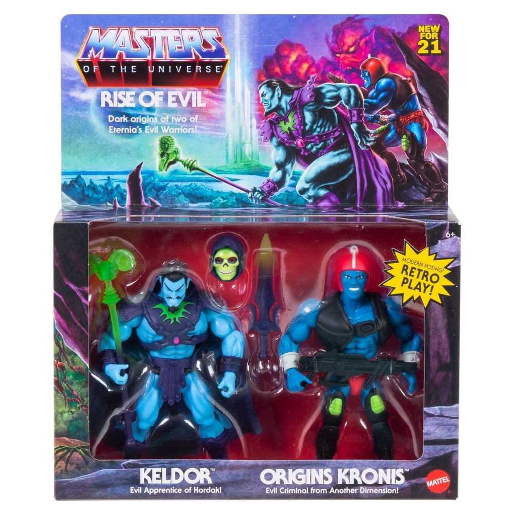 Encontraproduto.com.br - Boneco Masters Of The Universe Origins Keldor E Kronis Motu