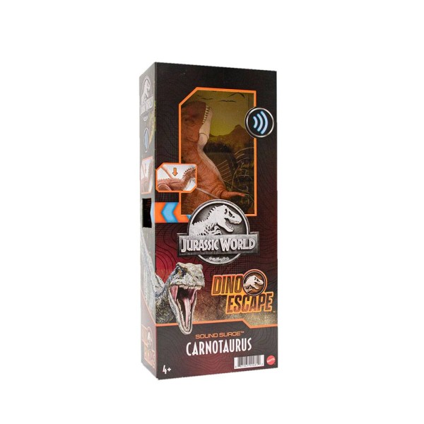 Encontraproduto.com.br - Dinossauro - Jurassic World - Carnotaurus com Som - HBK20 - Mattel