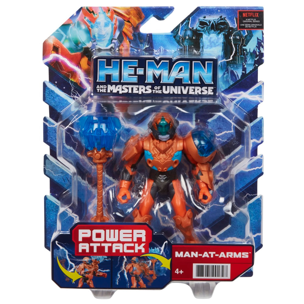 Encontraproduto.com.br - Master Of The Universe ManAtArms Power Attack 14 Cm - Mattel