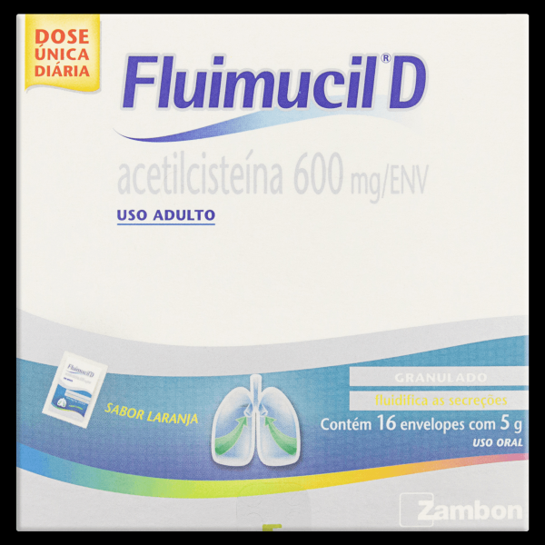 FLUIMUCIL D 600MG LARAN 16 ENV