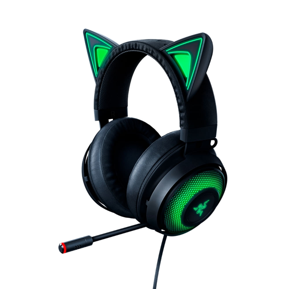 Encontraproduto.com.br - Headset Razer Kraken Kitty V2, USB, Preto