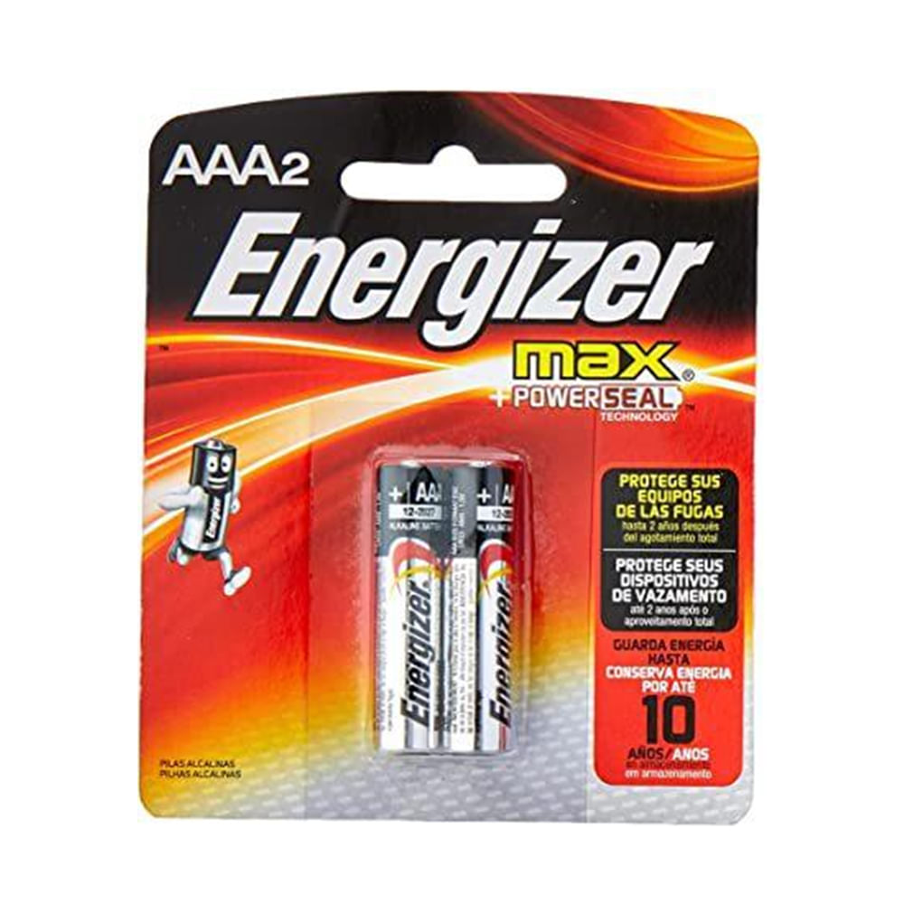 Pilha Alcalina ENERGIZER Max SM Palito AAA 2 2un