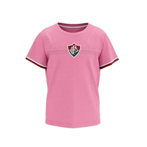 Encontraproduto.com.br - Camiseta Braziline Flu Trofeu Feminino - Rosa