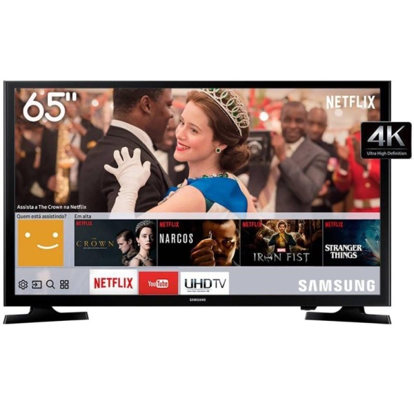 Smart Tv 4k Led 65 Samsung Lh65benelga Ultra Hd Wi-fi Conversor Digital 3 Hdmi 2 Usb
