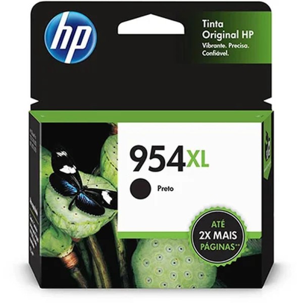 Cartucho HP 954XL para Deskjet (7720, 7740, 8210, 8710, 8720), Preto - L0S71AB