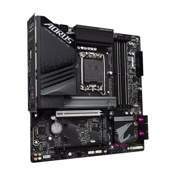 Encontraproduto.com.br - Placa Mae Gigabyte INTEL Z790M Aorus Elite MATX LGA 1700 M.2 NVME 4XDDR5 MAX. 192GB 1X DP 1X HDMI
