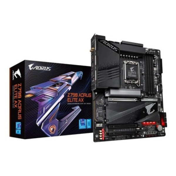 Encontraproduto.com.br - Placa Mae Gigabyte INTEL Z790 Aorus Elite X AX MATX LGA 1700 M.2 NVME WI-FI 4XDDR5 MAX. 192GB 1X DP