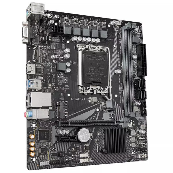Encontraproduto.com.br - Placa Mae Gigabyte INTEL H610M H V3 MATX LGA 1700 M.2 NVME 2XDDR4 MAX. 64GB 1X D-SUB 1X HDMI 2XUSB