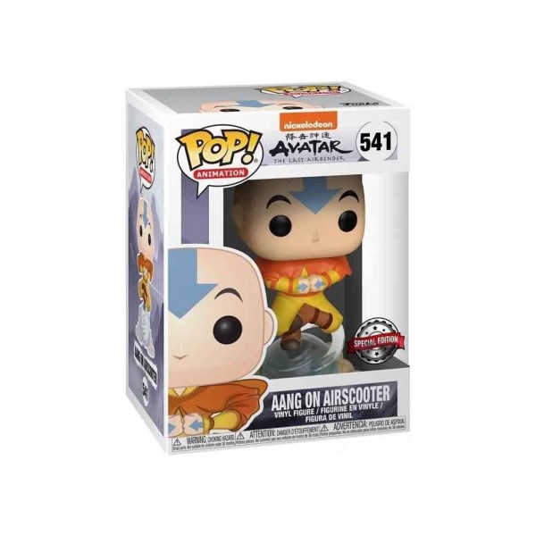 Encontraproduto.com.br - Funko Pop Aang On Airscooter 541 Avatar Chase Original Novo