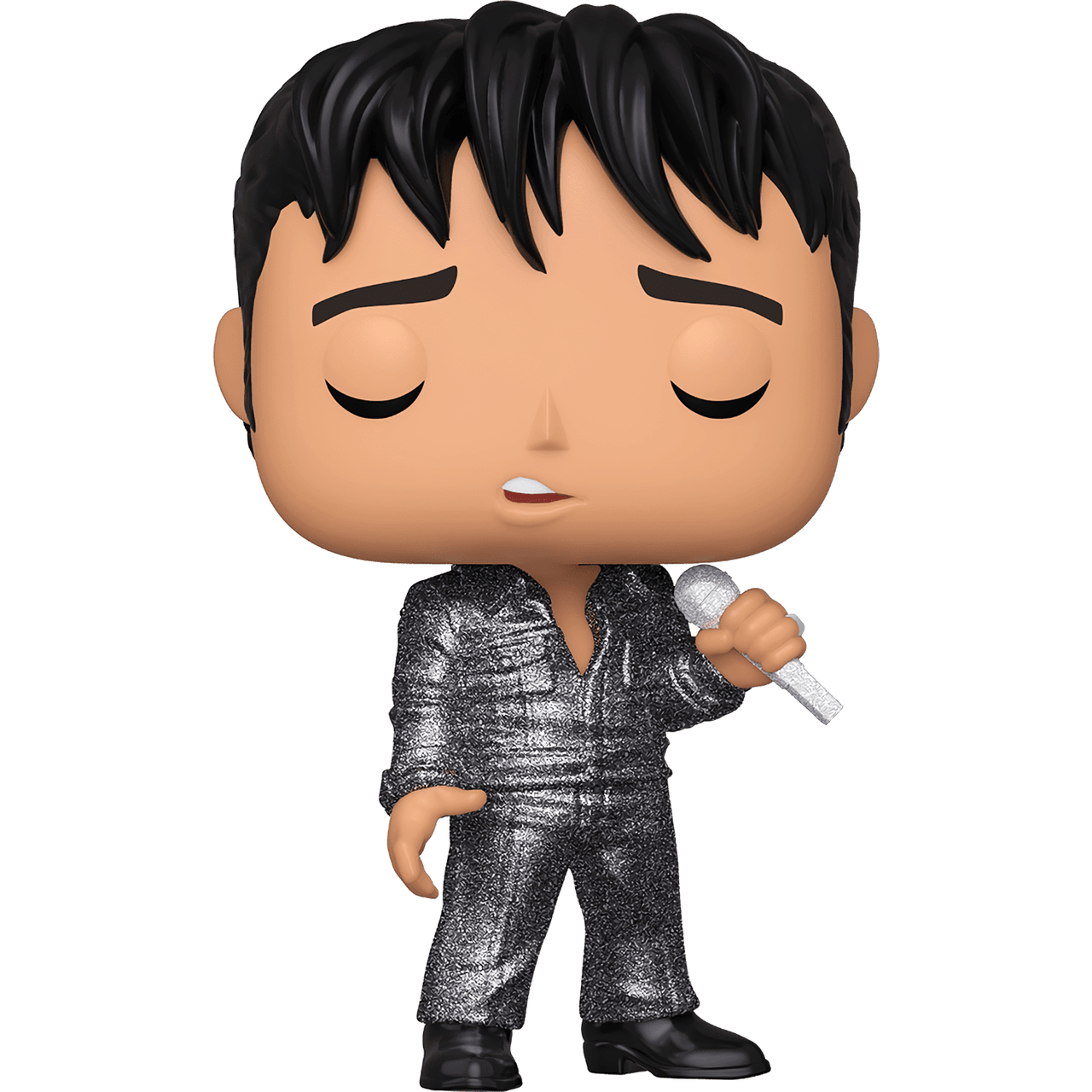 Encontraproduto.com.br - Funko Pop Elvis Presley 188 Elvis 68 Comeback Special Diamond