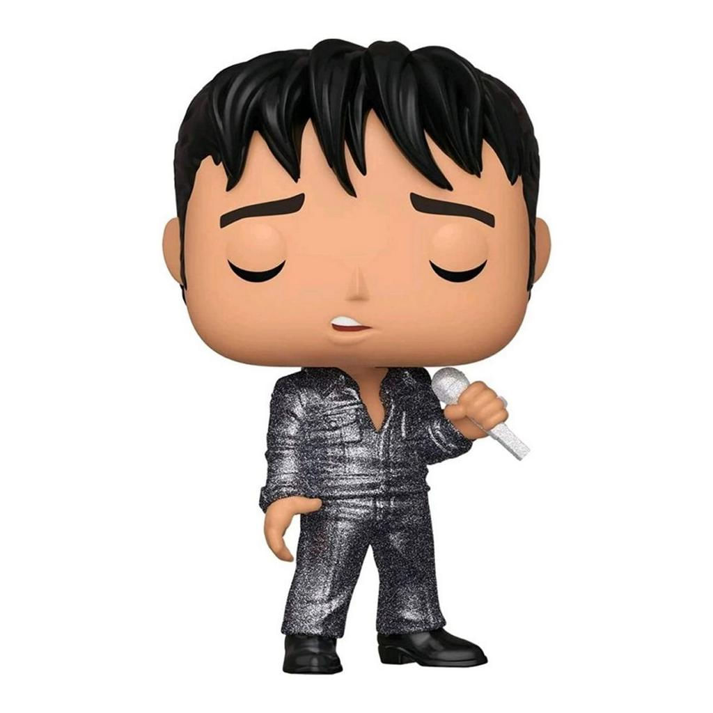 Encontraproduto.com.br - Funko Pop Elvis Presley 188 Elvis 68 Comeback Special Diamond