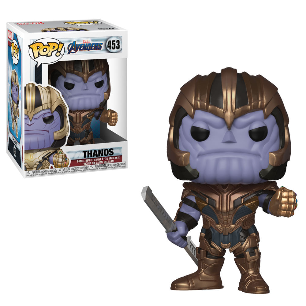Encontraproduto.com.br - Figura Colecionável - Funko Pop - Disney - Marvel - Vingadores - Ultimato - Thanos - Funko