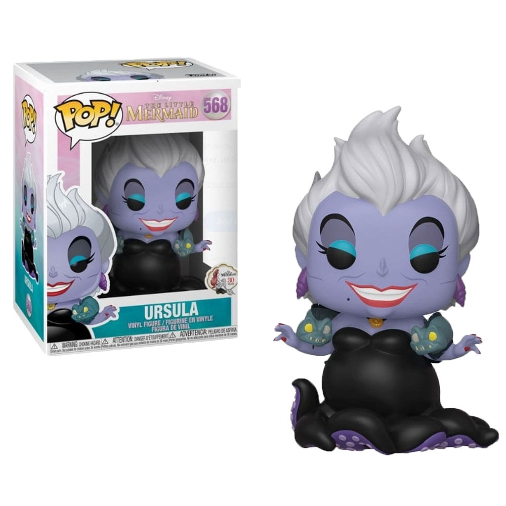 Encontraproduto.com.br - Figura Colecionável - Funko POP - Disney - Pequena Sereia - Úrsula com Enguias - Funko