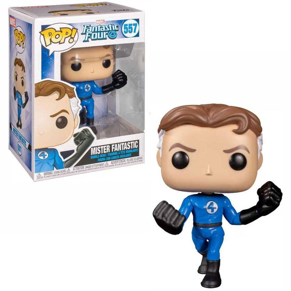 Encontraproduto.com.br - Funko Pop! Quarteto Fantástico – Mister Fantastic (Senhor Fantástico) #557