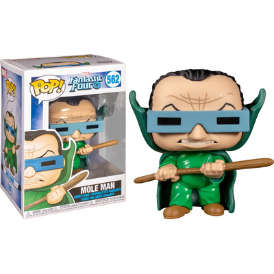 Encontraproduto.com.br - Figura Colecionável - Funko POP - Disney - Marvel - Quarteto Fantástico - Toupeira - Funko