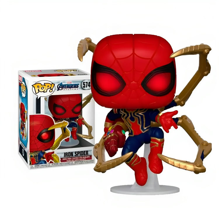 Encontraproduto.com.br - Figura Colecionável - Funko POP - Disney - Marvel Avengers Endgame - Iron-Spider - Funko