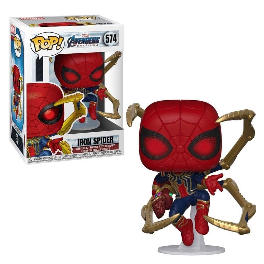Encontraproduto.com.br - Figura Colecionável - Funko POP - Disney - Marvel Avengers Endgame - Iron-Spider - Funko