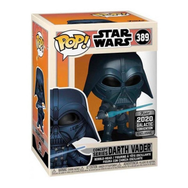 Encontraproduto.com.br - Boneco Funko Pop Darth Vader 389 Concept Series Star Wars Galactic Convention 2020