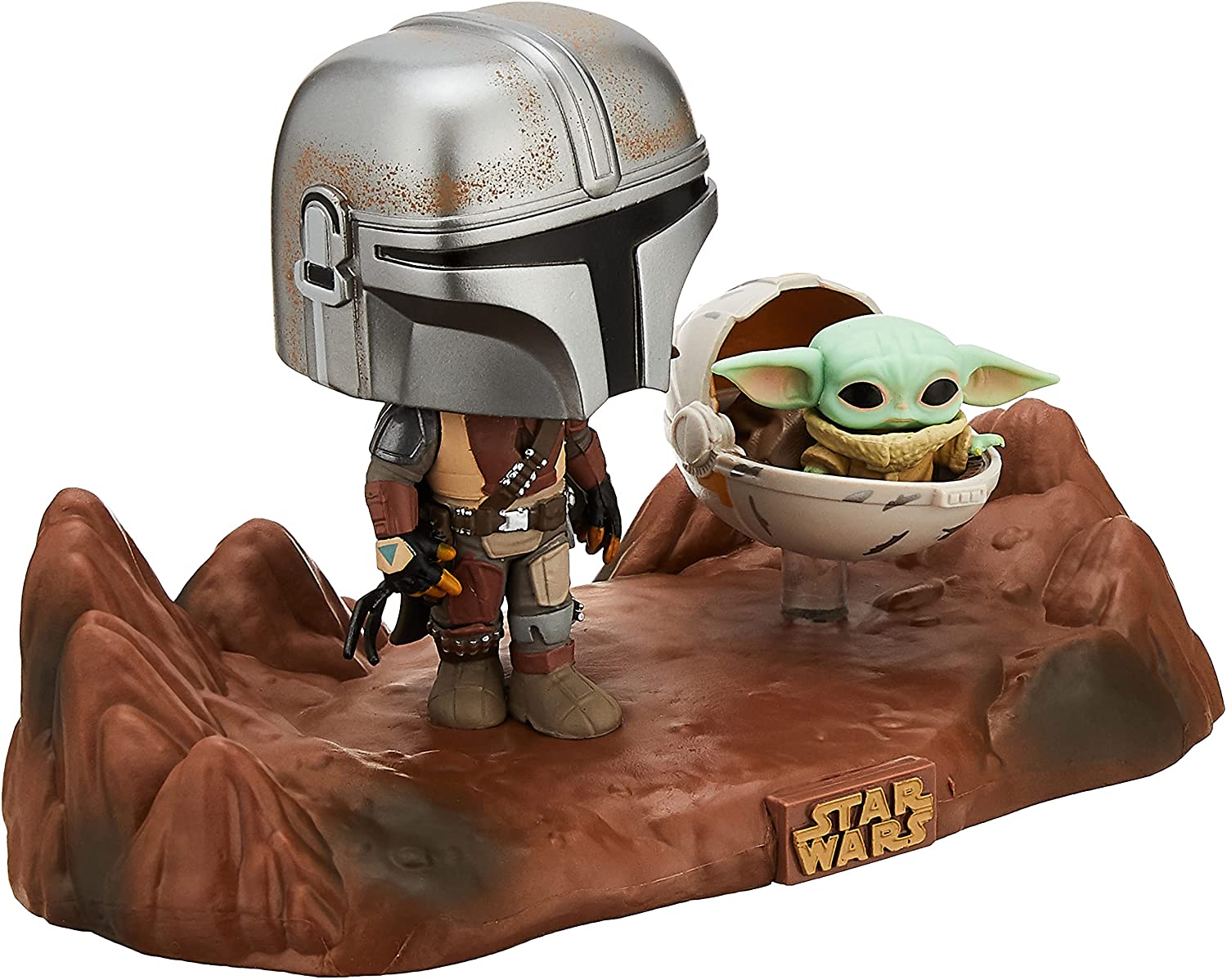 Encontraproduto.com.br - Funko Pop - 390 - The Mandalorian With The Child - Star Wars