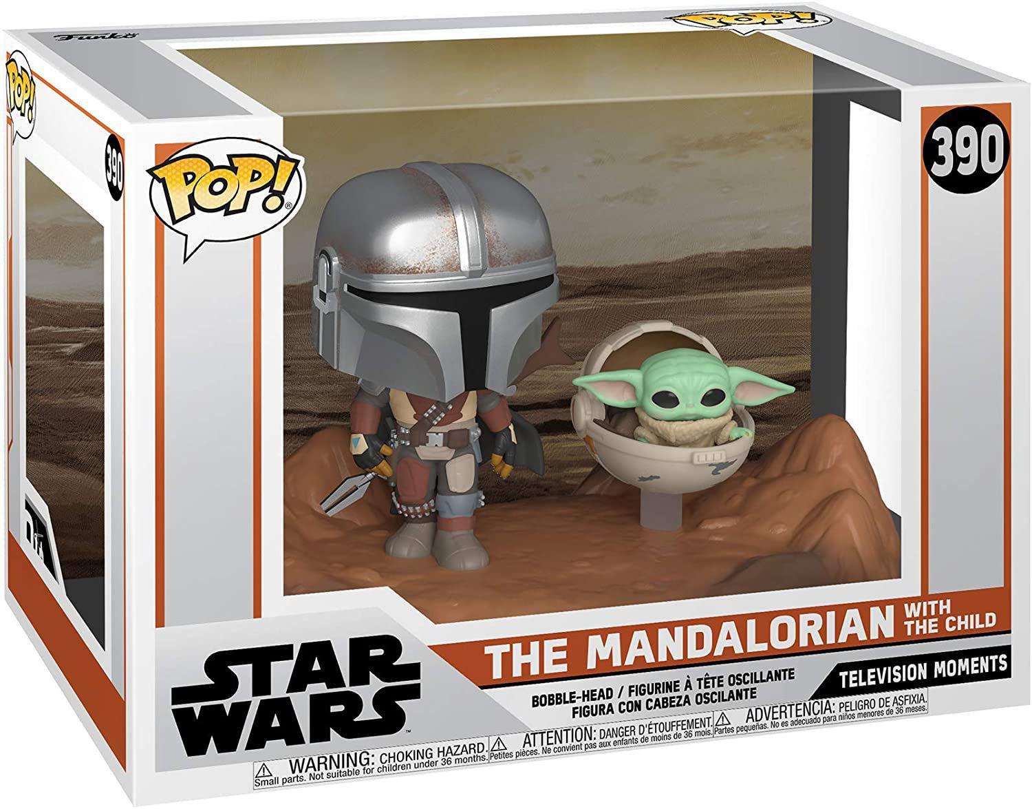 Encontraproduto.com.br - Funko Pop - 390 - The Mandalorian With The Child - Star Wars