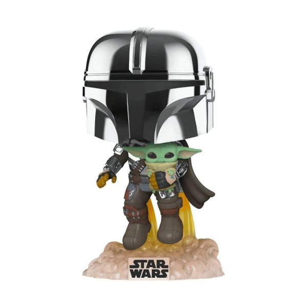 Encontraproduto.com.br - Boneco Funko Pop Star Wars The Mandalorian with Grogu Es 408