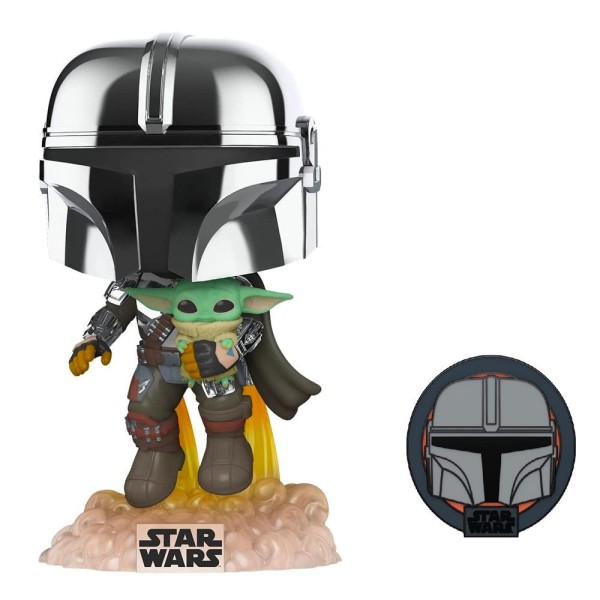 Encontraproduto.com.br - Boneco Funko Pop Star Wars The Mandalorian with Grogu Es 408