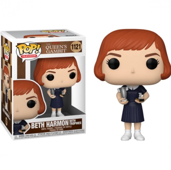 Encontraproduto.com.br - Funko Pop The Queens Gambit 1121 Beth Harmon w/ Trophies