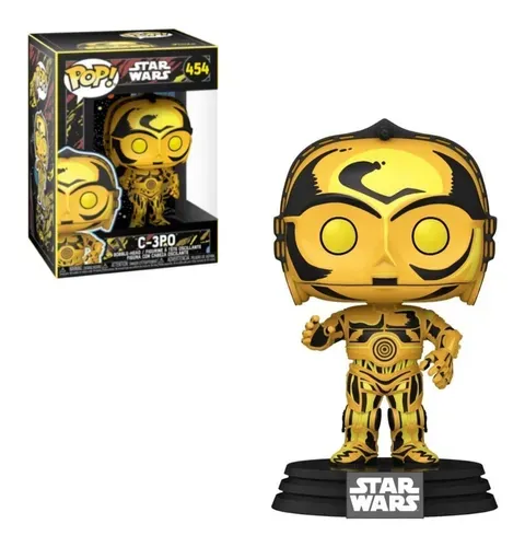 Encontraproduto.com.br - C-3PO 454 Exclusivo Pop Funko Star Wars - FUNKO POP