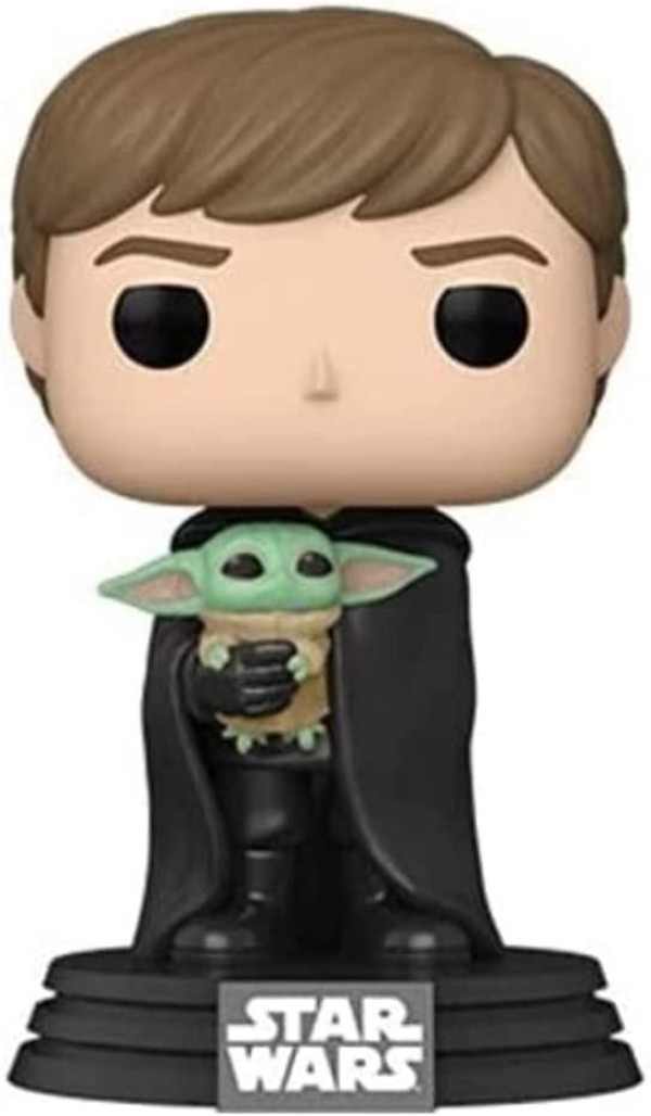 Encontraproduto.com.br - FUNKO POP! STAR WARS LUKE SKYWALKER WITH GROGU #482