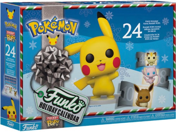 Encontraproduto.com.br - Funko Pop Pokémon Advent Calendário 24 Pocket Pop Original